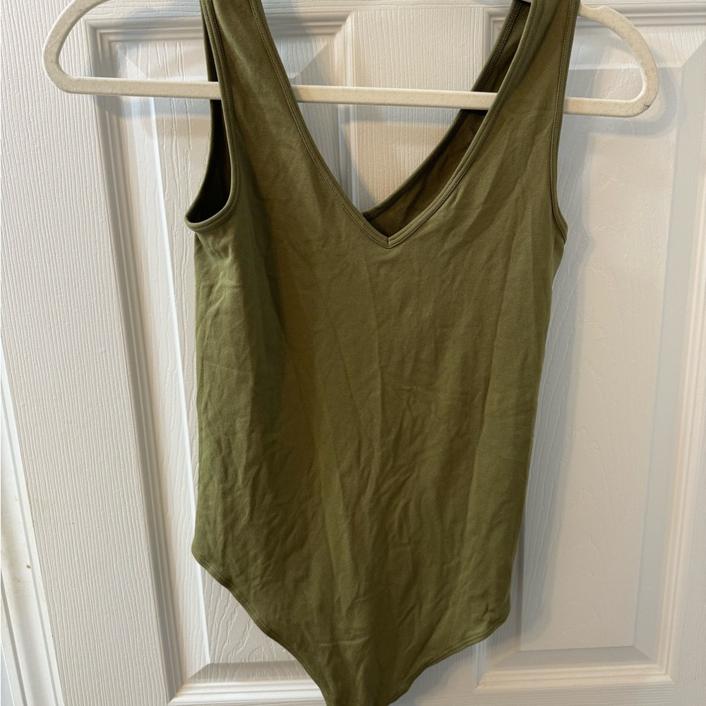 SO Olive Green Knit Top